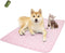 MICROCOSMOS Summer Cooling Mat & Sleeping Pad, Water Absorption Top, Safe Materials, Easy Carry, Pink, 28" x 22"