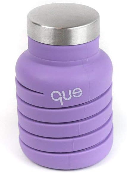que Bottle 12oz Collapsible Water Bottle - Fashionable Violet Purple