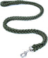 Dog Collar and Leash Set - Heavy Duty 4 FT Nylon Braided Rope for Small Medium Large Dogs, Strong Training