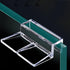6 Pieces Acrylic Transparent Fish Tank Glass Cover Clip, Support Holders for Rimless Aquarium