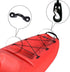 Kayak Deck Rigging Kit - 8 Feet Bungee Cord with Hooks, Tie Down Pad Eye, and 6 J-Hooks for Canoe Accessory