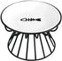 Elevated Cat Bowl, Raised Ceramic Cat Dish with Metal Stand, Pet Feeding Station for Indoor Cats, Kittens, Puppies,