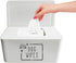 Woof Woof Dog Wipes Dispenser, Upgrade Size (8.2L x 4.9W x 3.9H inches), Dog Paw Butt Wipes Container Storage Box