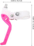 Garneck 1 Pair Kids Bike Brake Levers - Plastic Handles for Children Cycle Brake Replacement (Rosy)