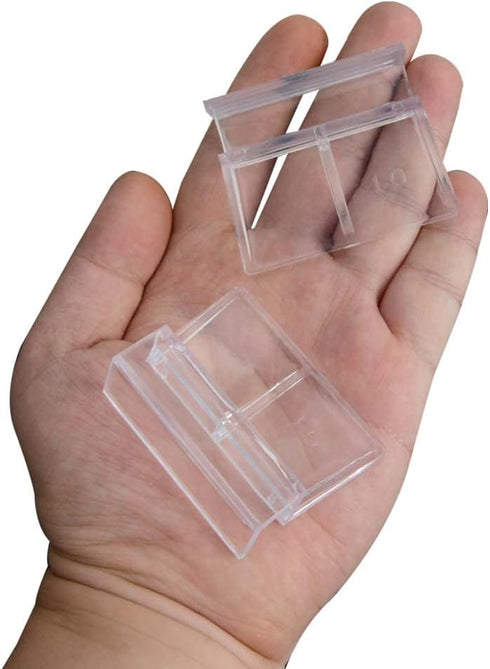 Aquarium Glass Cover Clip, 8Pcs Acrylic Support Holder, Universal Lid Clips for Fish Tanks 10mm
