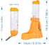 Guardians Hamster Water Bottle, Automatic Drinking Bottle with Food Container Base, 125ml, Yellow