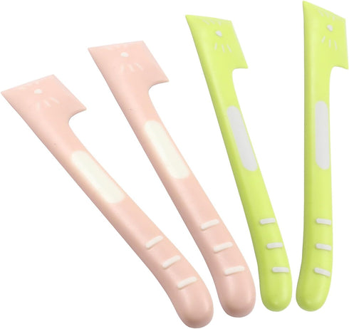 4 PCS Pet Food Spoon Set - Ideal Cat Wet Food Spoon with Spatula for Dog Food Can Supplies