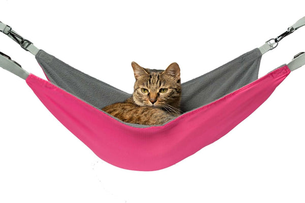 Extra Large Cat Hammock Hanging for Cage, Washable Soft Outdoor Cat Mat, Waterproof Cooling Pad for Cats 26 x 20 inches