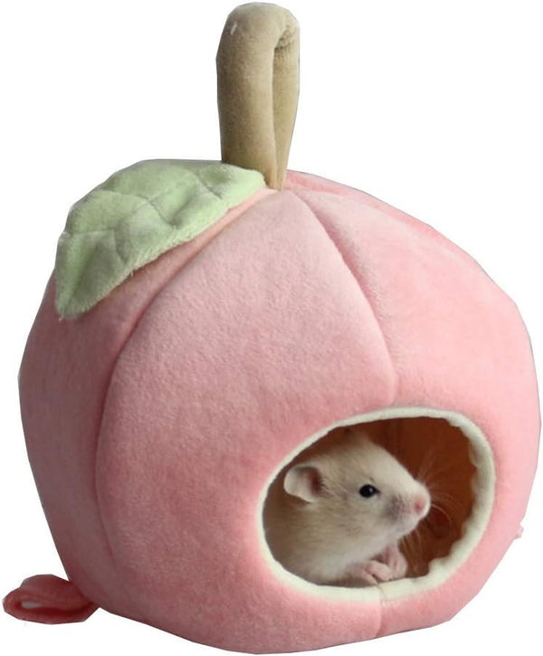 ANIAC Pet Winter Hanging Fruit House Hammock, Warm Bed Nest Accessories for Hamster, Guinea Pig, Hedgehog, Chinchilla
