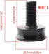 Myuiao 8mm Crankset Cranksets Red Bike Bottom Bracket Crank Bicycle for Key Arm Screw Fixing Bolts Crank Aluminum Alloy