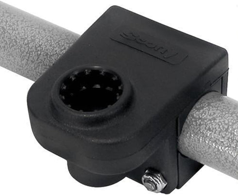Scotty #245-BK Rail Mounting Adapter - 1-1/4" Square or Round Rail