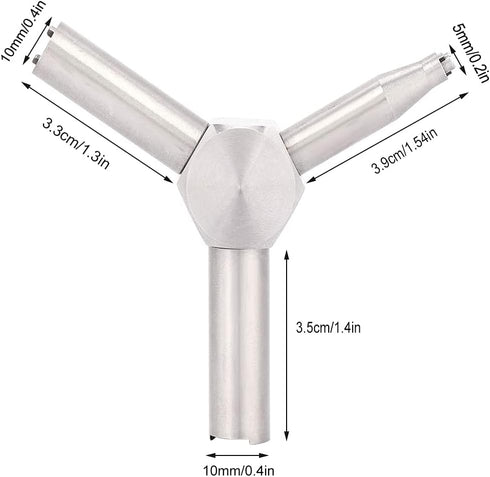 Jadeshay Element Valve Key, Airsoft KSC WA Gas Magazine Charging Valve Removal Tool, Stainless Steel
