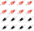 16pcs Aquarium Check Valves - One Way Air Pump Valves for 3/16 inch Fish Tank Aerator Tubing Accessories