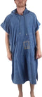 Surf Poncho Changing Robe with Hood | Quick Dry Microfiber (Blue)