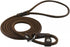 DONGKER Dog Slip Lead - 5ft 2-in-1 Leather Pet Training Walking Leash for Small Medium Large Dogs