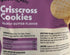 Wiggles & Wags 1-14oz (396 Crisscross Cookies Peanut Butter Flavor Dog Treats Crunchy. g) Bag/Plus Biggs Dog Waste