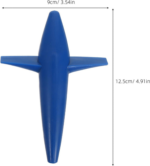 2pcs Blue Bird-Shaped Trolling Teaser Lures for Saltwater Offshore Fishing, Hard Baits for Tuna and Mackerel, Sea