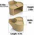 HERPDEN 2-in-1 Setup Hermit Crab Habitat Shelter with Dual Food Bowls, Cave Shelter & Feeding Dish, Textured Climbing