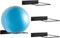 MyGift Yoga Ball Storage Wall Mount, Black Metal Pipe Racks for Exercise