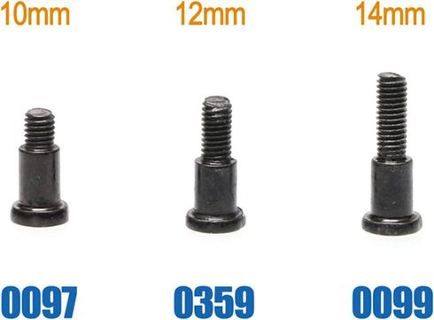 ZONEBEST 12428 Sturdy Metal Screw Accessories for Remote Controlled Toy Car Providing Secure Connection and Easy