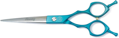 Moontay 6.5" Professional Pet Grooming Scissor - Dog Cat Grooming Shear with Double Finger Rests, 440C Japanese