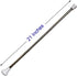 Twirling Baton Spinning Dance Baton, Metal Gymnastics Parade Stick for Child in Majorette (White, 1 Pack)