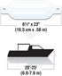 Seachoice Twin Eye Ribbed Inflatable Boat Fender, Various Sizes & Colors