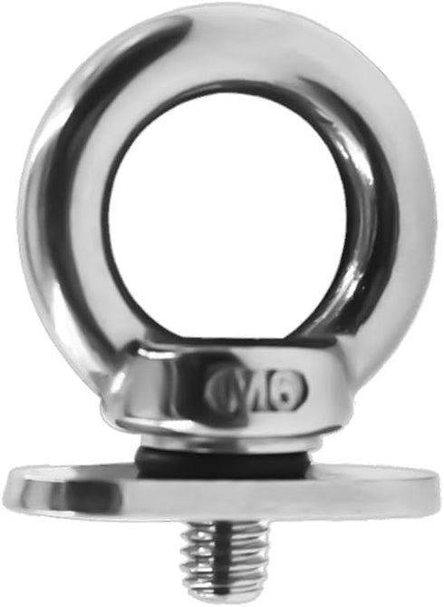 Kayak Tie Down Eyelet, 304 Stainless Steel Heavy Duty Rail for Kayaking, Yachts, Sailboats, RV Rail Rings