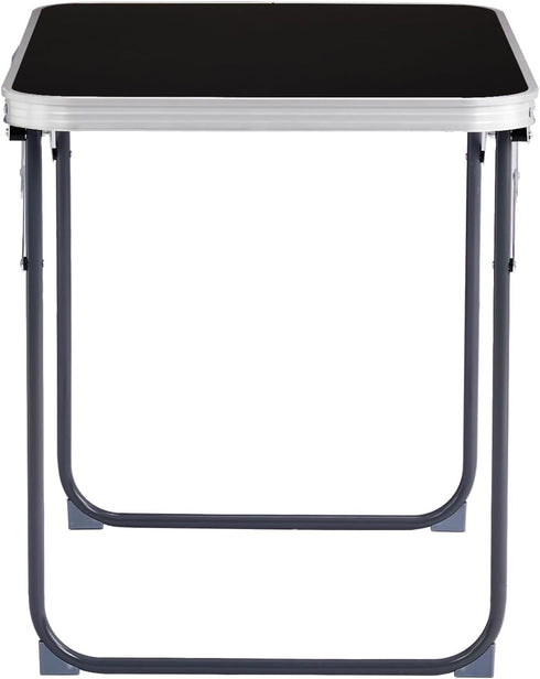 BIVVI 2.3 Foot Small Folding Table Portable Lightweight Utility Side Tables with Carrying Handle, Outdoor Aluminum