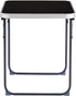 BIVVI 2.3 Foot Small Folding Table Portable Lightweight Utility Side Tables with Carrying Handle, Outdoor Aluminum