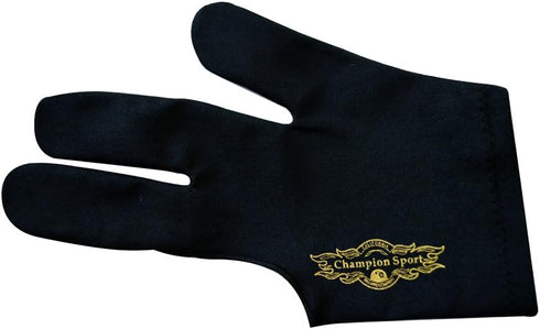Lot of 6 Champion Sport Black Pool Glove Left Handed (6 Gloves Per Package) by Gator by Champion Sport Co
