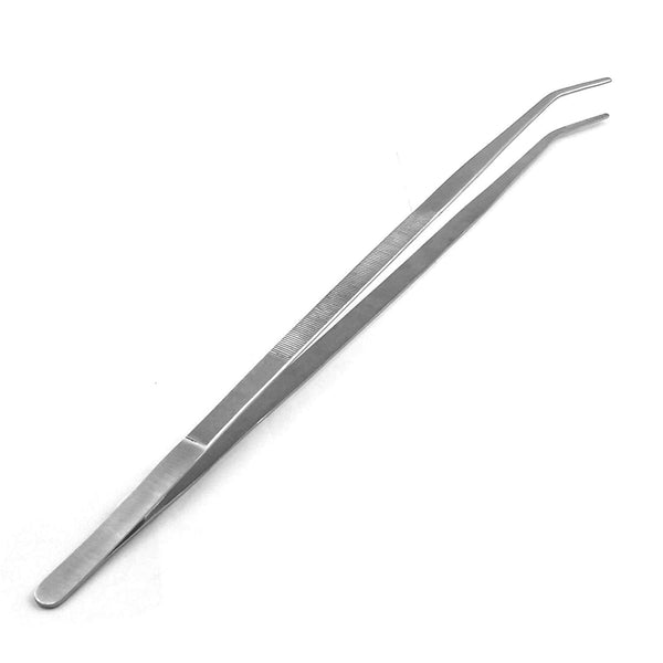 OdontoMed2011 24" Long Stainless Steel Curved Tweezer for Fish Tank Plants