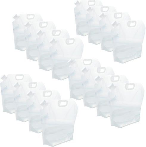 WMXWAN 16-Pack Collapsible Water Containers (2.6 Gallon / 10L Each) - BPA Free