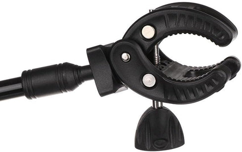 Pet Hair Dryer Holder, 360 Degrees Rotatable Hands-Free Stand for Dogs and Cats (Black)