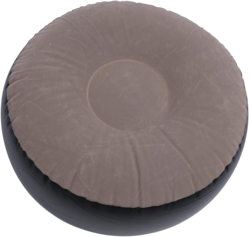 Fydun Inflatable Stool Ottoman Footrest, Flocking Multipurpose Lightweight Patio Seating All Weather Foot Portable