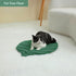 30 20 Inch 2025 Letalong X Leaf Shaped Cotton Cat Bed Pad, Warming Cat Mat, Pet Warming Pad for Cats, Warmer Mat