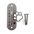 Dog Leash Hitch Parking Hook, Heavy Duty Wall-Mount Stainless Steel Tie Out, Leash Holder for Wall, Mounting Hardware