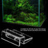 Pssopp Hffheer 20Pcs Aquarium Glass Cover Clip, Clear Acrylic Universal Lid Clips for Rimless Aquariums