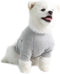 Large Gray Dog Shirt for Small Dogs - Soft Breathable Cotton T-Shirts Pet Clothes