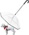 OMEM Portable Modular Dog Umbrella with Leash, Pet Outdoor Rainproof Supplies, Diameter 28.3"