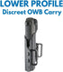 Weber Tactical Holster, Optics Ready OWB, USA Made, Adjustable Passive Retention for 9MM and .40