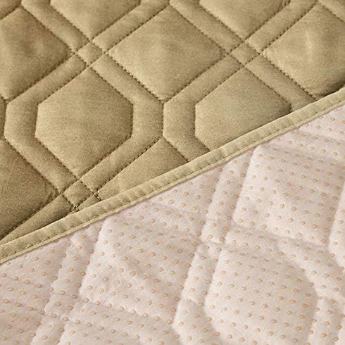 RBSC Home Waterproof Blanket Dog Bed Cover, Non Slip Large Sofa Cover for Pets (6882YELLOW)