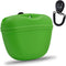 AUDWUD Silicone Dog Treat Pouch, Clip on Portable Training Container with Magnetic Buckle and Waist Clip