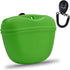 AUDWUD Silicone Dog Treat Pouch, Clip on Portable Training Container with Magnetic Buckle and Waist Clip
