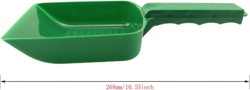 Aquarium Garden Sand Cleaning Shovel, Green 5.11x4.33inch, Lizard Feces Scoop for Fish Tanks and Swimming Pools