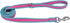 Coastal Pro Reflective Dog Leash - 6 Foot with D-Ring - Fuschia with Teal - 3/4” x 6’