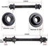 Free-fly MTB Quick Release Bicycle Hub, 1 Pair, Road Mountain Bike Front & Rear Axle Hollow Shaft Set with Standard