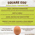 Square Egg Dry Dog Food, Gentle Kibble Structure, Whey Protein, Easily Digestible for Senior Dogs, 4.4 lbs