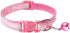 CHBORCHICEN 2-Pack Adjustable Cat Collar with Bell, Footprint & Reflective Design for Dogs and Cats (X-Small, Pink)