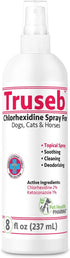 Truseb All Natural Ketoconazole and Chlorhexidine Spray for Pets with Aloe for Dogs and Cats (8 oz) Made in USA